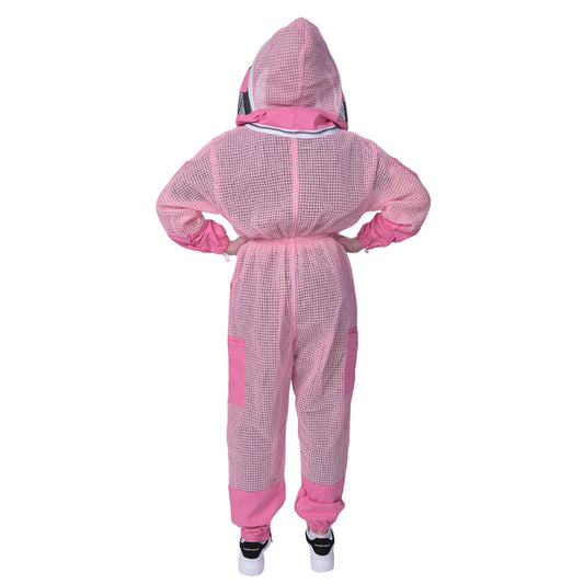 Pink Bee Suit – 3-Layer Ventilated Beekeeping Suit | Safta Bee UK