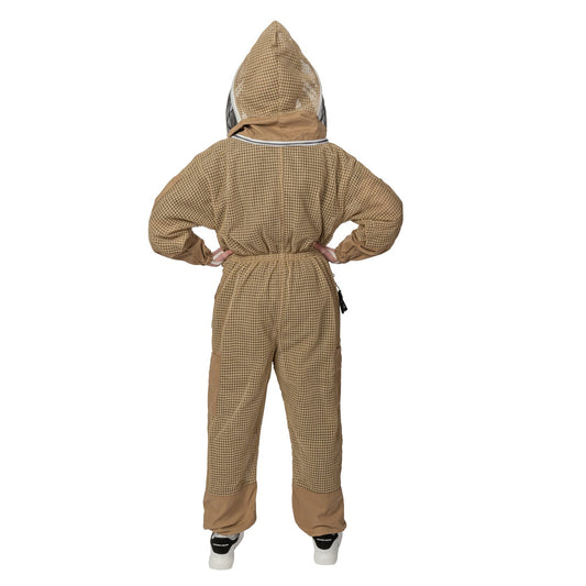  bee keeping suit brown three layer bee suit protection  by safta bee uk