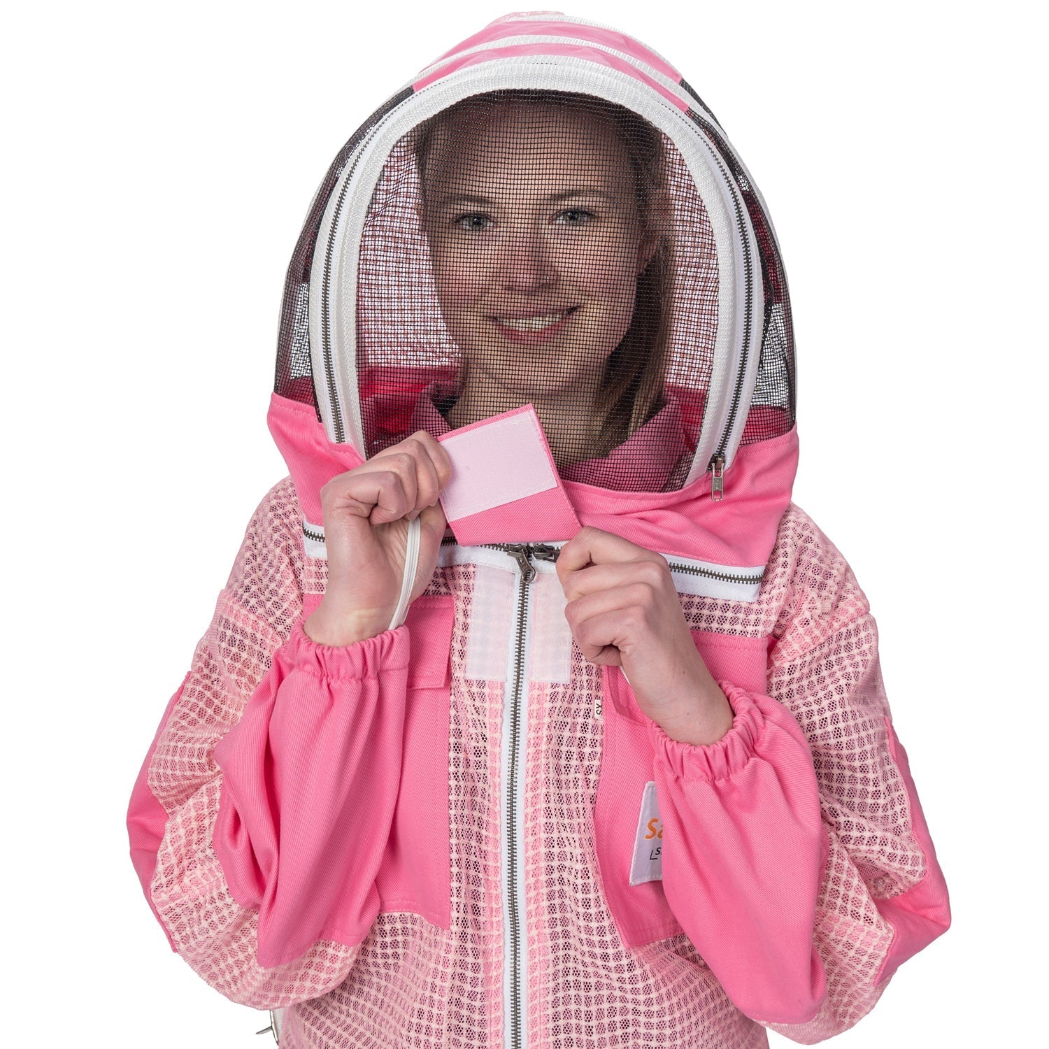 Pink Bee Suit – 3-Layer Ventilated Beekeeping Suit | Safta Bee UK