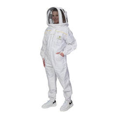 Safta Premium Poly Cotton Beekeeper Suit With Fencing Veil