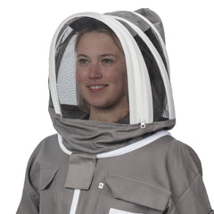 Beekeeping Premium Beekeeping Suit Grey Cotton Beekeeper Ventilated Sting Proof Veil Beehives