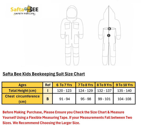 Children's Beekeeping Suit Cotton White | Detachable Fencing Veil | Beekeeper Protective Suits For Kids UK