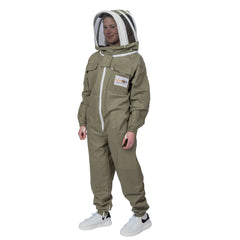 Beekeeper Suit Olive Green Cotton Professional Beekeeping Suit With Veil